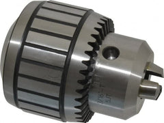 Accupro - JT5, 13/64 to 1" Capacity, Tapered Mount Steel Drill Chuck - Keyed, 93mm Sleeve Diam, 112mm Open Length - Exact Tooling