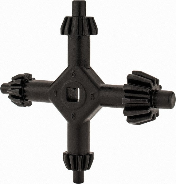 Made in USA - Drill Chuck Key No. K2, K3, K4, K32 4 Way - For Use with 3/8 to 3/4 Inch Heavy Duty Drill Chucks - Exact Tooling