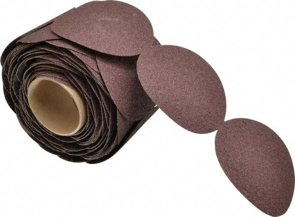 3M - 5" Diam, 36 FEPA Grit Aluminum Oxide Adhesive PSA Disc - Very Coarse Grade, X Weighted Cloth Backing, For Bench Top Motors, Random Orbital Sanders - Exact Tooling