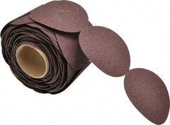 3M - 5" Diam, 36 FEPA Grit Aluminum Oxide Adhesive PSA Disc - Very Coarse Grade, X Weighted Cloth Backing, For Bench Top Motors, Random Orbital Sanders - Exact Tooling