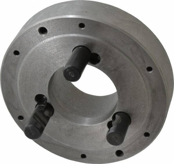 Interstate - Adapter Back Plate for 6" Diam Lathe Chucks - D1-4 Mount - Exact Tooling