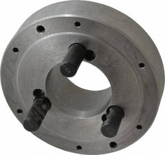 Interstate - Adapter Back Plate for 6" Diam Lathe Chucks - D1-4 Mount - Exact Tooling