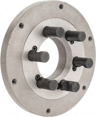 Interstate - Adapter Back Plate for 8" Diam Lathe Chucks - D1-5 Mount - Exact Tooling