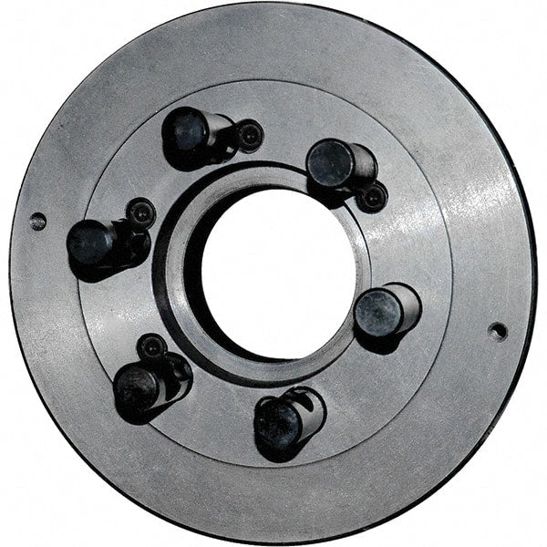 Interstate - Adapter Back Plate for 10" Diam Lathe Chucks - D1-6 Mount - Exact Tooling