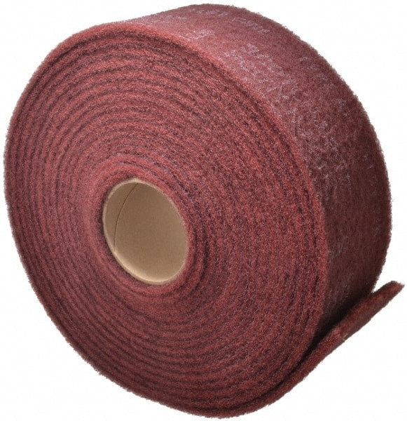 3M - 30' Long x 4" Wide Nonwoven Roll - Very Fine Grade, Purple, Aluminum Oxide - Exact Tooling