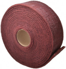 3M - 30' Long x 4" Wide Nonwoven Roll - Very Fine Grade, Purple, Aluminum Oxide - Exact Tooling