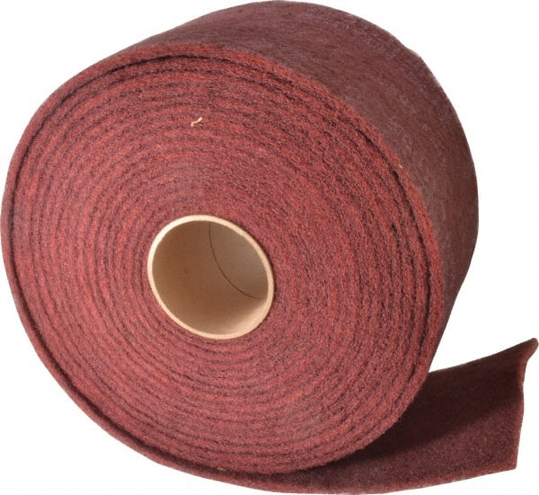 3M - 30' Long x 6" Wide Nonwoven Roll - Very Fine Grade, Purple, Aluminum Oxide - Exact Tooling
