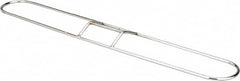 PRO-SOURCE - 24" Long x 3-1/4" Wide Chrome Plated Steel Dust Mop Frame - White, Clip-On - Exact Tooling