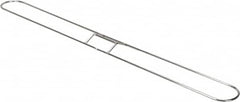 PRO-SOURCE - 36" Long x 3-1/4" Wide Chrome Plated Steel Dust Mop Frame - White, Clip-On - Exact Tooling
