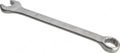 Stanley - 3/4" 12 Point Combination Wrench - 15° Head Angle, 9" OAL, Steel, Satin Finish - Exact Tooling