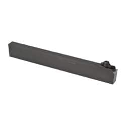 Hertel - CTCO, Neutral Cut, 0° Lead Angle, 1/2" Shank Height x 1" Shank Width, Neutral Rake Indexable Turning Toolholder - 8" OAL, TP.. 322 Insert Compatibility, Clamp Holding Method - Exact Tooling
