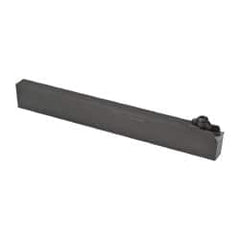 Hertel - CTCO, Neutral Cut, 0° Lead Angle, 1/2" Shank Height x 1" Shank Width, Neutral Rake Indexable Turning Toolholder - 8" OAL, TP.. 322 Insert Compatibility, Clamp Holding Method - Exact Tooling