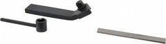 Value Collection - 3/32 Inch Blade Width x 1/2 Inch Blade Height, Left Hand Cutting Direction, Cutoff Blade Holder - 4-1/2 Inch Long x 5/16 Inch Wide x 3/4 Inch High, Steel - Exact Tooling