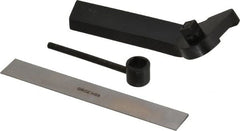 Value Collection - 1/8 Inch Blade Width x 3/4 Inch Blade Height, Left Hand Cutting Direction, Cutoff Blade Holder - 6 Inch Long x 1/2 Inch Wide x 1-1/8 Inch High, Steel - Exact Tooling