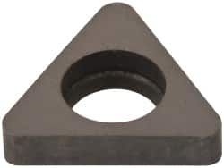 Made in USA - 3/8" Inscribed Circle, Triangle Shim for Indexables - Carbide, 1/8" Thick, ITSN Shim Style, Negative Rake - Exact Tooling