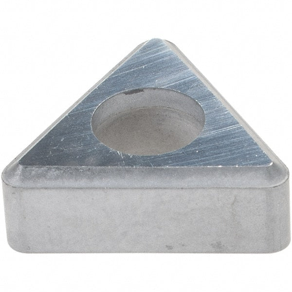 Made in USA - 3/8" Inscribed Circle, Triangle Shim for Indexables - Carbide, 3/16" Thick, ITSN Shim Style, Negative Rake, Left Hand Cut - Exact Tooling