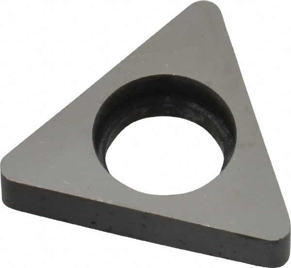 Made in USA - 5/8" Inscribed Circle, Triangle Shim for Indexables - Carbide, 3/16" Thick, ITSN Shim Style, Negative Rake - Exact Tooling