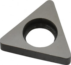 Made in USA - 5/8" Inscribed Circle, Triangle Shim for Indexables - Carbide, 3/16" Thick, ITSN Shim Style, Negative Rake - Exact Tooling