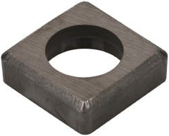 Made in USA - 5/8" Inscribed Circle, Square Shim for Indexables - Carbide, 3/16" Thick, ISSN Shim Style, Negative Rake - Exact Tooling