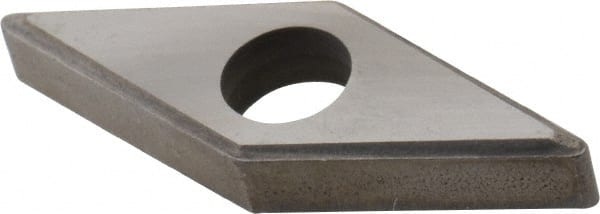 Made in USA - 1/2" Inscribed Circle, Diamond (Shape) Shim for Indexables - Carbide, 3/16" Thick, IVSN Shim Style, Negative Rake, Right Hand Cut - Exact Tooling