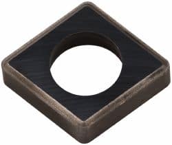 Made in USA - 5/8" Inscribed Circle, Diamond (Shape) Shim for Indexables - Carbide, 3/16" Thick, ICSN Shim Style, Negative Rake - Exact Tooling