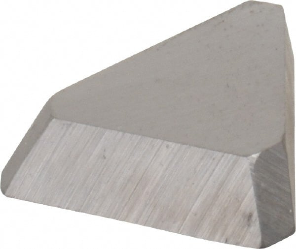 Made in USA - 3/8" Inscribed Circle, Triangle, T Chipbreaker for Indexables - Left Hand, Right Hand Cut, 0.094" Thick, 0.047" Effective Width, Carbide - Exact Tooling