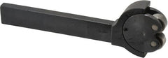 Knurlcraft - Neutral Cut, Diamond & Straight, 5/16" Wide 3/4" High x 4-5/16" Long Rectangle Shank, Self Centering Bump Knurlers - 2 Knurls Required (Included), 5/8" Diam x 5/16" Wide Face, 7/32" Hole Diam, Series AJ - Exact Tooling