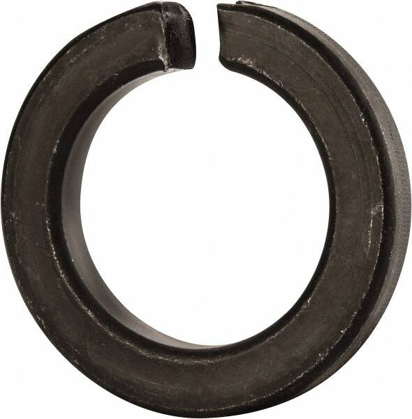 Value Collection - 1-5/8", 1.633" ID, 0.389" Thick Split Lock Washer - Grade 8 Spring Steel, Uncoated, 1.633" Min ID, 1.663" Max ID, 2.553" Max OD - Exact Tooling