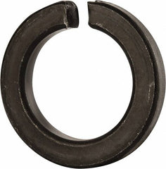 Value Collection - 1-5/8", 1.633" ID, 0.389" Thick Split Lock Washer - Grade 8 Spring Steel, Uncoated, 1.633" Min ID, 1.663" Max ID, 2.553" Max OD - Exact Tooling