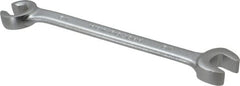 Proto - 1/2 x 1/2", Satin Finish, Combination Flare Nut Wrench - 6 Points, 6-7/16" OAL, Steel, Double End Head - Exact Tooling