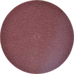 3M - 8" Fine Grade Aluminum Oxide Deburring Disc - 1/2" Center Hole, Arbor Connection, Maroon, 3,000 Max RPM - Exact Tooling
