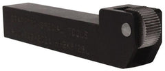 Made in USA - LH Cut, 3/4" Wide x 3/4" High x 3-3/8" Long Square Shank, Fixed Bump Knurlers - 1 Knurl Required, 3/4" Diam x 1/2" Wide Face, 1/4" Hole Diam, Series KR - Exact Tooling