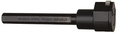 Made in USA - Neutral Cut, 1/2" Wide x 1/2" High x 3-1/2" Long Round Shank, Fixed Bump Knurlers - 1 Knurl Required, 1/2" Diam x 3/16" Wide Face, 3/16" Hole Diam, Series EP - Exact Tooling