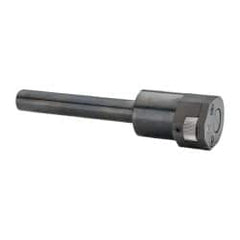 Made in USA - Neutral Cut, 3/4" Wide x 3/4" High x 4-1/2" Long Round Shank, Fixed Bump Knurlers - 1 Knurl Required, 3/4" Diam x 3/8" Wide Face, 1/4" Hole Diam, Series KP - Exact Tooling