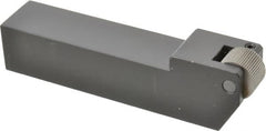 Made in USA - LH Cut, 1" Wide x 1" High x 3-1/2" Long Square Shank, Fixed Bump Knurlers - 1 Knurl Required, 3/4" Diam x 1/2" Wide Face, 1/4" Hole Diam, Series KR - Exact Tooling