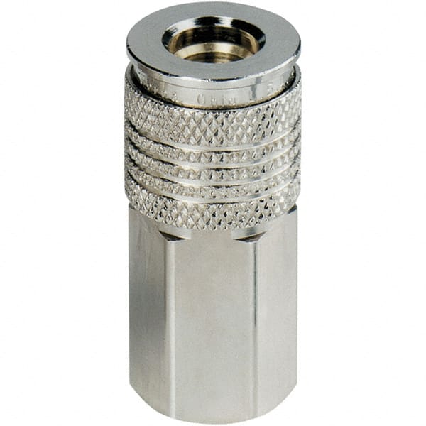 Dynabrade - Pneumatic Hose Coupler - 1/4" Body Diam - Exact Tooling