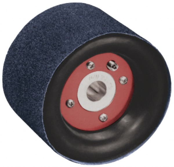 Dynabrade - 2-3/4" Wide Power Sander Pneumatic Wheel - 5" Diam - Exact Tooling
