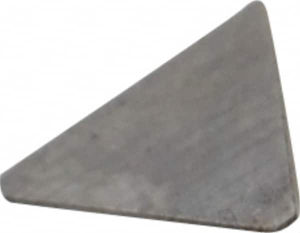 Made in USA - 1/4" Inscribed Circle, Triangle, T Chipbreaker for Indexables - Left Hand, Right Hand Cut, 0.063" Thick, 0.071" Effective Width, Carbide - Exact Tooling