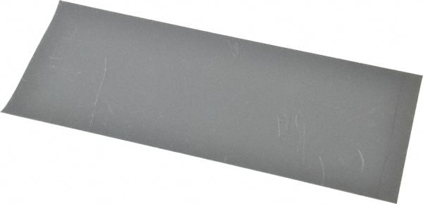Norton - 320 Grit, Silicon Carbide Sanding Sheet - 9" Long x 3-2/3" Wide, Extra Fine Grade, B Weighted Paper Backing - Exact Tooling
