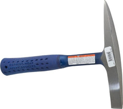 Estwing - 7/8 Lb Head Welder's Hammer - 11" Long, 1-1/4" Face Diam, Steel Handle - Exact Tooling