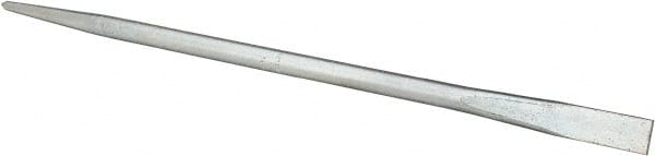 Made in USA - 24" OAL Chrome Pry Bar - 3/4" Wide - Exact Tooling