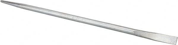 Made in USA - 30" OAL Chrome Pry Bar - 7/8" Wide - Exact Tooling