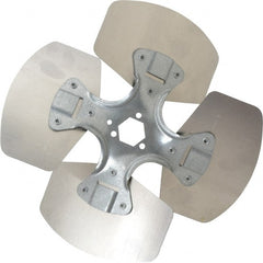 Made in USA - 10" Blade Diam, Commercial Fan Blade - Clockwise Rotation, 4 Blades - Exact Tooling