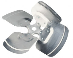 Made in USA - 26" Blade Diam, Commercial Fan Blade - Clockwise Rotation, 4 Blades - Exact Tooling