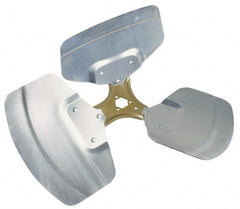 Made in USA - 18" Blade Diam, Commercial Fan Blade - Clockwise Rotation, 3 Blades - Exact Tooling