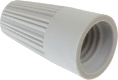 Thomas & Betts - 1, 22 + & 1, 20 to 2, 16 AWG, 300 Volt, Corrosion Resistant, Standard Twist on Wire Connector - Gray - Exact Tooling