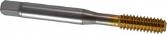 OSG - 1/4-20 UNC H6 Thread Limit Bottoming Thread Forming Tap - Cobalt, TiN Finish, 2-1/2" OAL, 1" Thread Length, Right Hand Thread, Series HY-PRO NRT - Exact Tooling