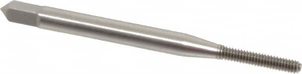 OSG - #2-56 UNC H2 Thread Limit Bottoming Thread Forming Tap - Cobalt, Bright Finish, 1-3/4" OAL, 7/16" Thread Length, Right Hand Thread, Series HY-PRO NRT - Exact Tooling