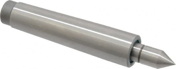 Royal Products - MT2 Taper Shank, 0.7" Head Diam 690 Lb Capacity Live Center - 5,000 Max RPM, 1/8" Head Length, 0.39" Point Diam, 7/8" Point Len, 540 Lb Max Workpc, 3-15/16" OAL, Standard Point - Exact Tooling