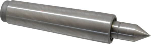 Royal Products - MT3 Taper Shank, 15/16" Head Diam 1,255 Lb Capacity Live Center - 5,000 Max RPM, 5/32" Head Length, 0.55" Point Diam, 1.1563" Point Len, 940 Lb Max Workpc, 4-27/32" OAL, Standard Point - Exact Tooling